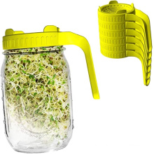 Yuming Wholesale Sprout Lid Jar Mason Jar Sprouting Lids Sprout Lid Glass Jar